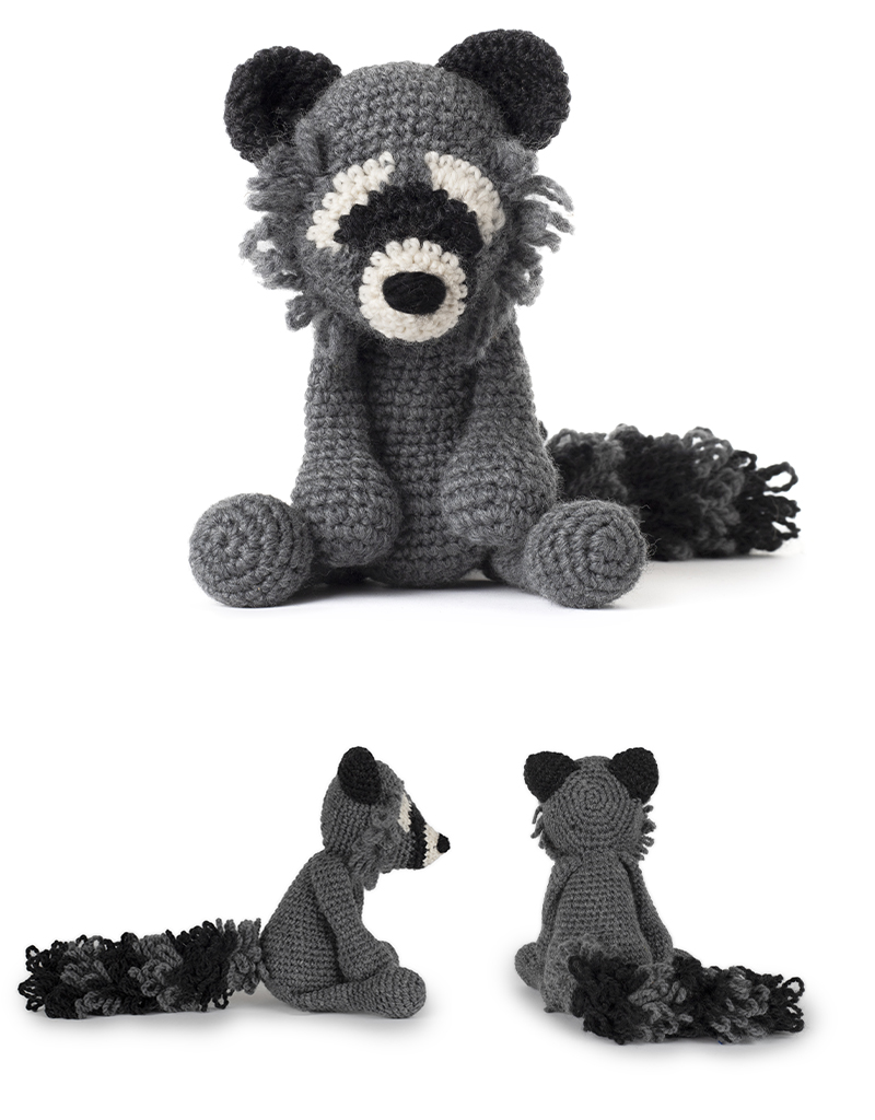 toft jessie the raccoon amigurumi crochet animal